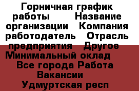 Горничная-график работы 1/2 › Название организации ­ Компания-работодатель › Отрасль предприятия ­ Другое › Минимальный оклад ­ 1 - Все города Работа » Вакансии   . Удмуртская респ.,Сарапул г.